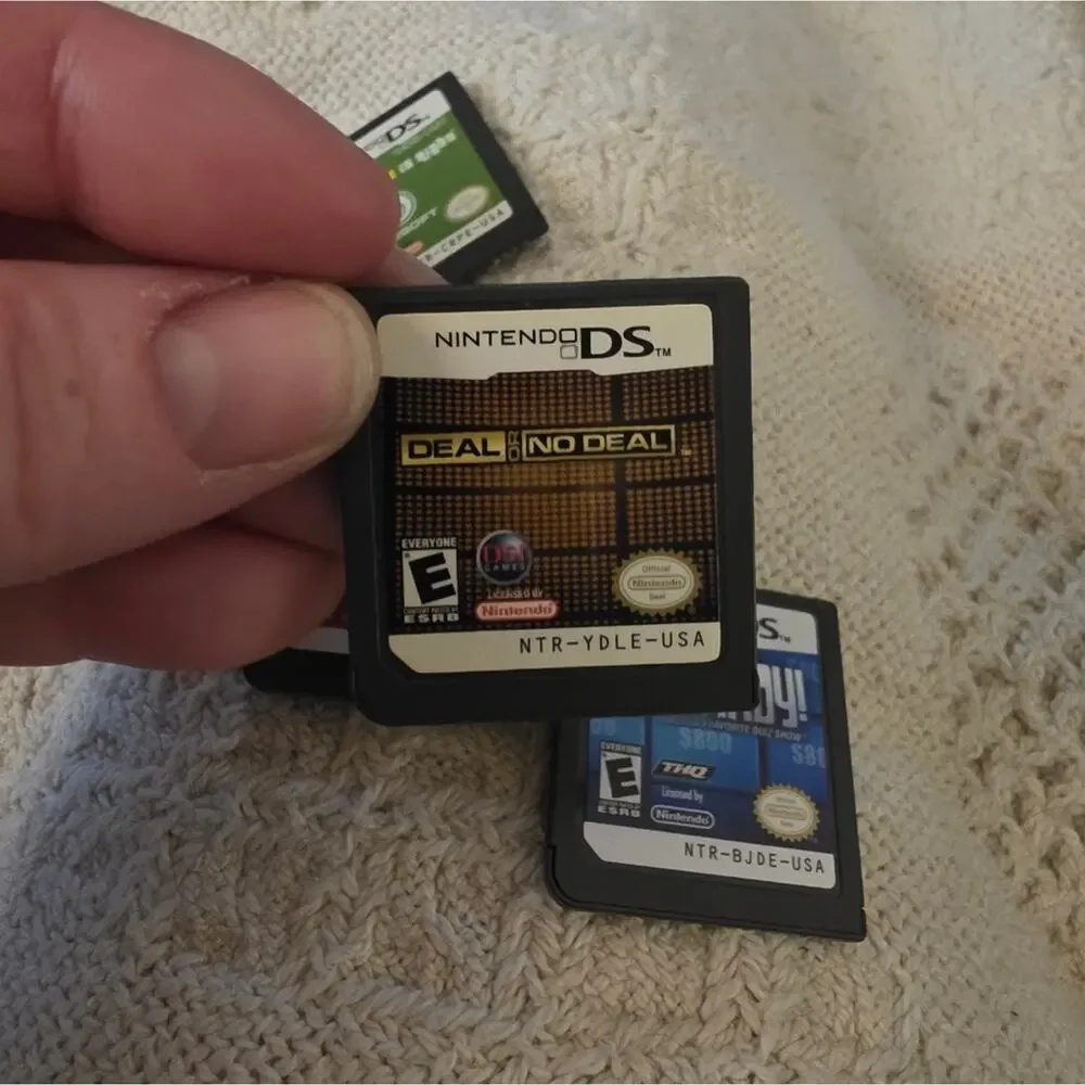 Nintendo DS Game Lot The Price Is Right Deal Or No Deal Jeopardy Are You Smarter